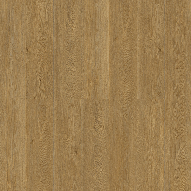 Warm Brown Oak Grain na Naka-emboss sa Register Ultra-Quiet Click Vinyl Plank Flooring