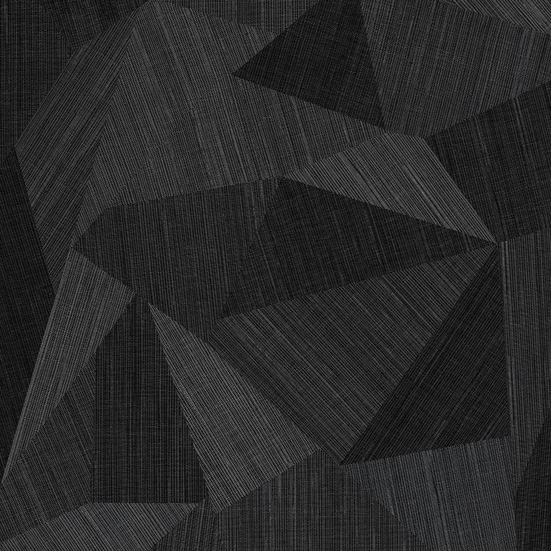 Dark Gray Geometric Patchwork Carpet Texture ABA Click Vinyl Plank Flooring